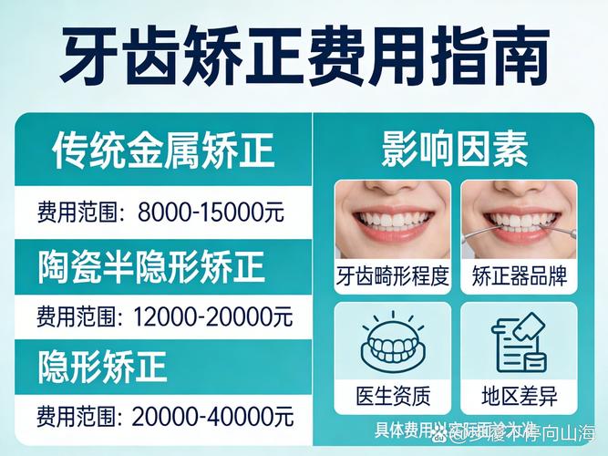 上海吉林做牙齿矫正大概要花多少钱